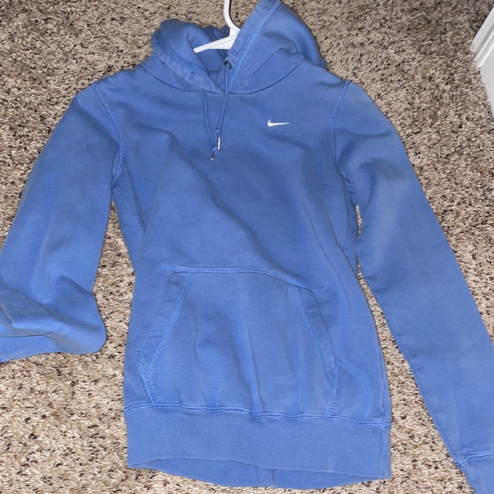 Light blue nike hoodie